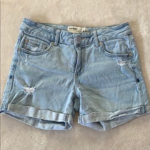 GARAGE light-wash Jean shorts